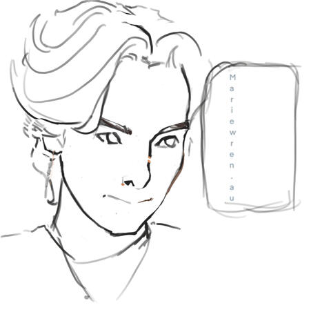 Bust Sketch ($8 USD TOTAL)