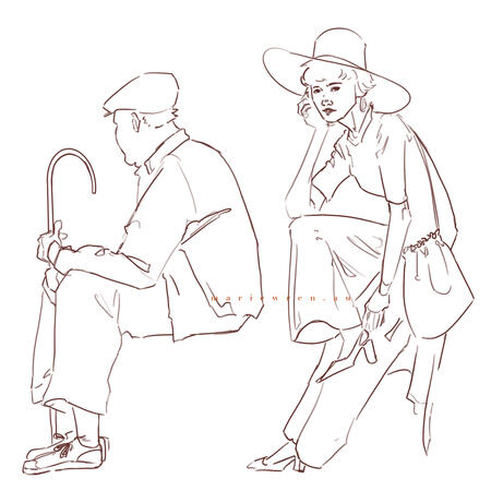 Full Body Sketch ($18 USD Total